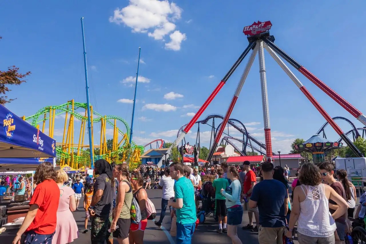 Six Flags Opening Day 2018