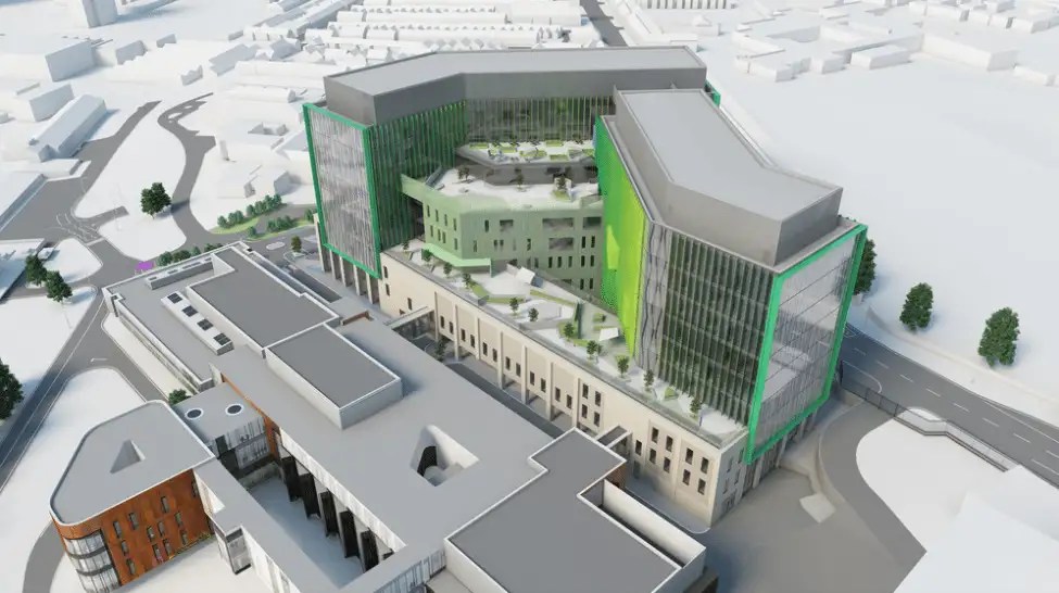 BELFAST New Children's and Maternity Hospital at The Royal 68.4m