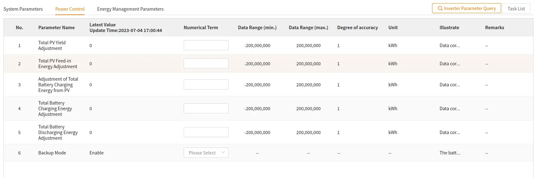 iSolar Cloud Configuration - Solar PV discussion