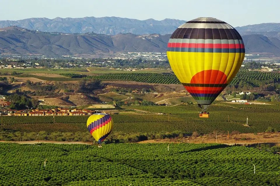 Hot Air Balloon Rides In Los Angeles California