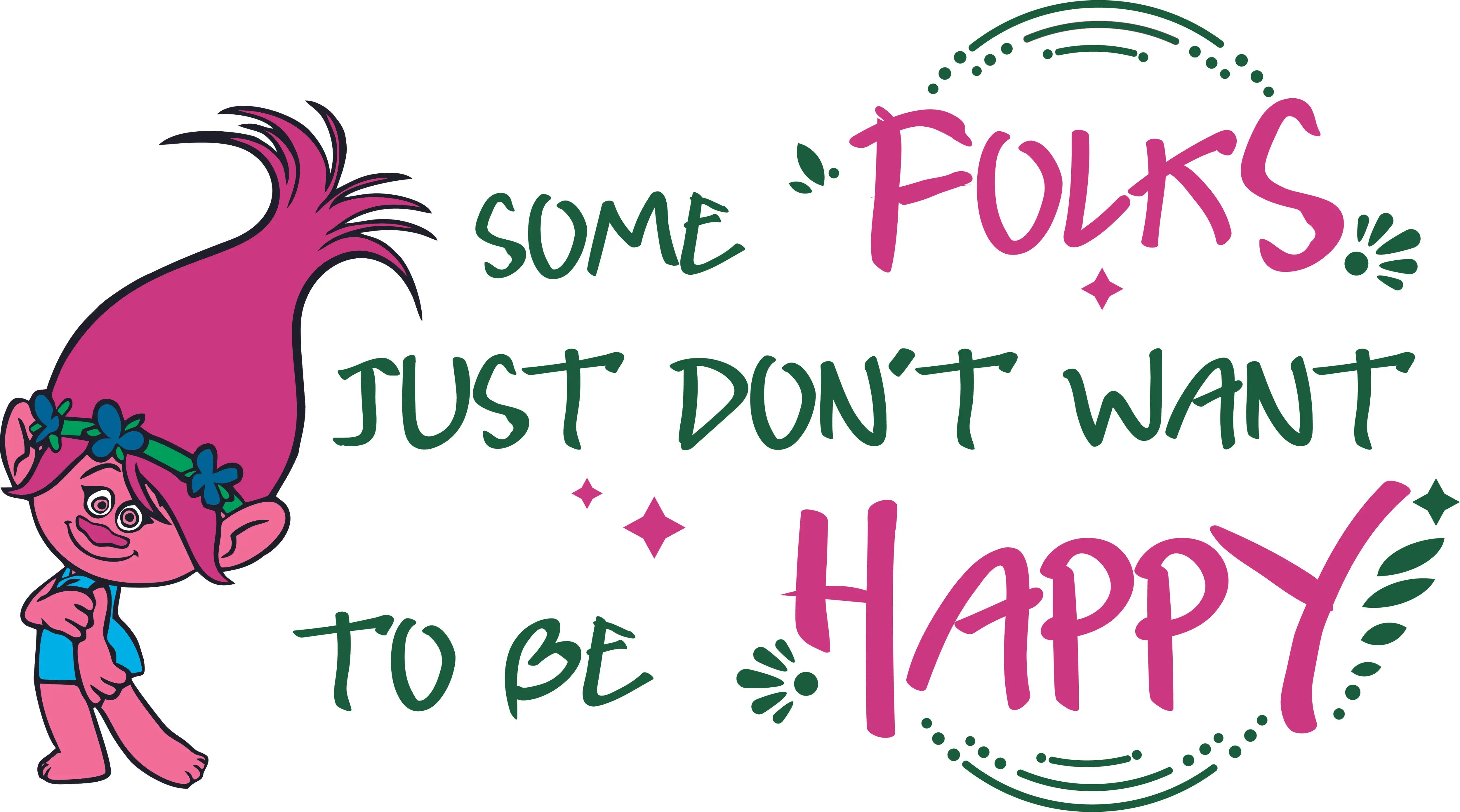 Vinyl Home Art Animated Musical Film Trolls Movie Queen Poppy Quotes