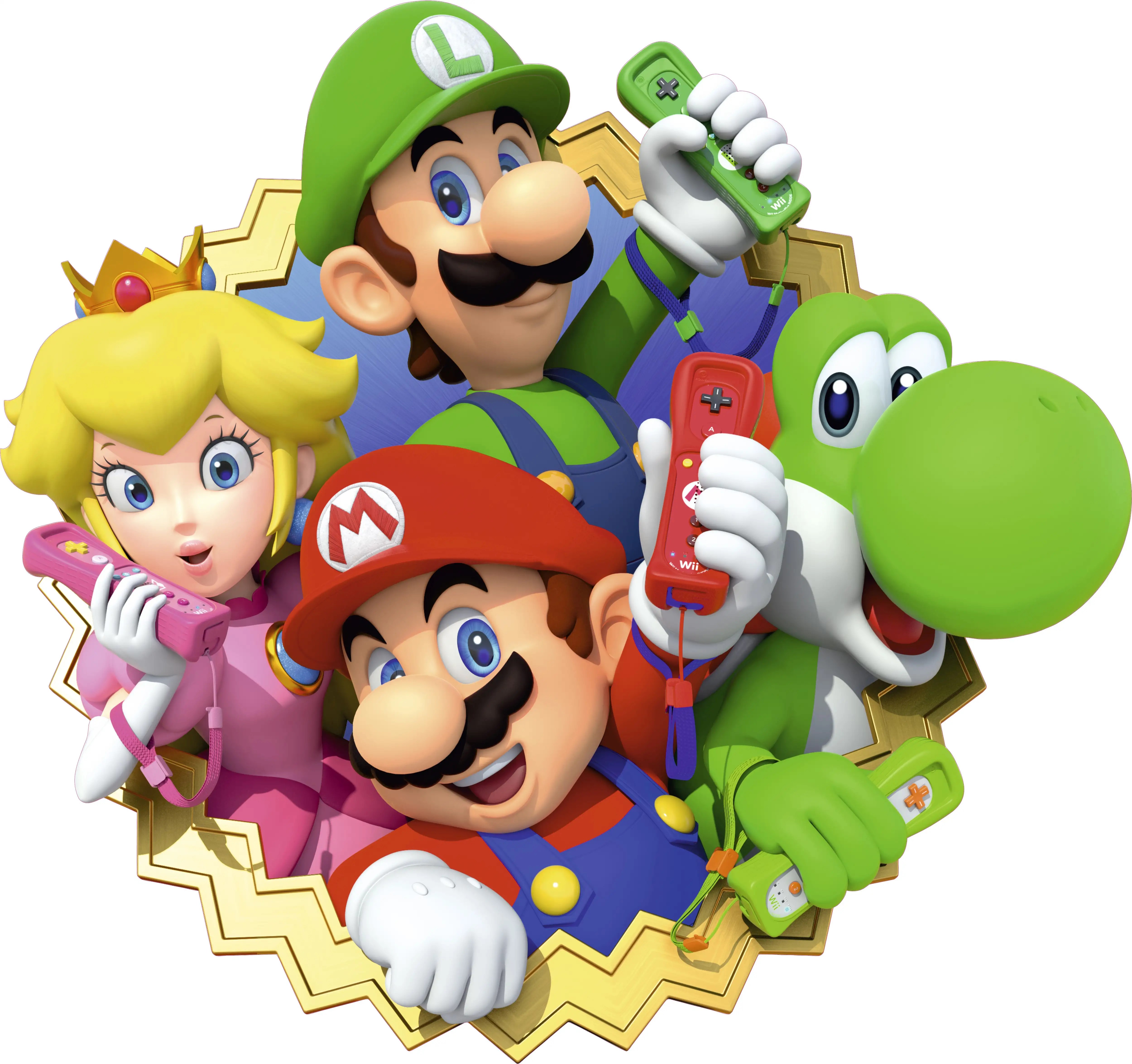 Super Mario Bros Characters Vinyl Kids Bedroom Living Room Wall Art