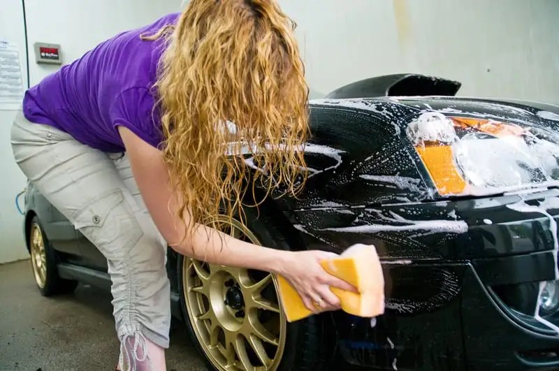 Bubble Bath Hand Car Wash