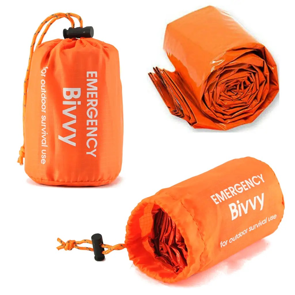 2 Pack Emergency Sleeping Bag Thermal Waterproof Outdoor Survival