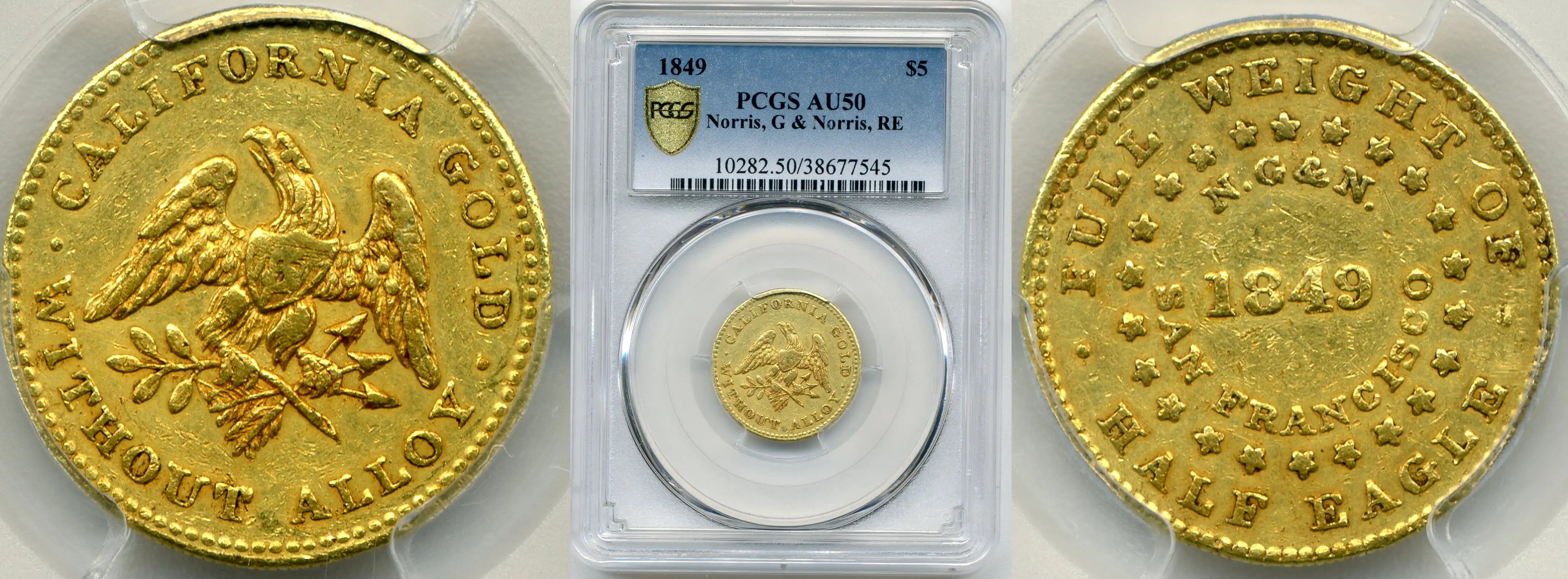 California Gold (18491855) Coins for sale on Collectors Corner