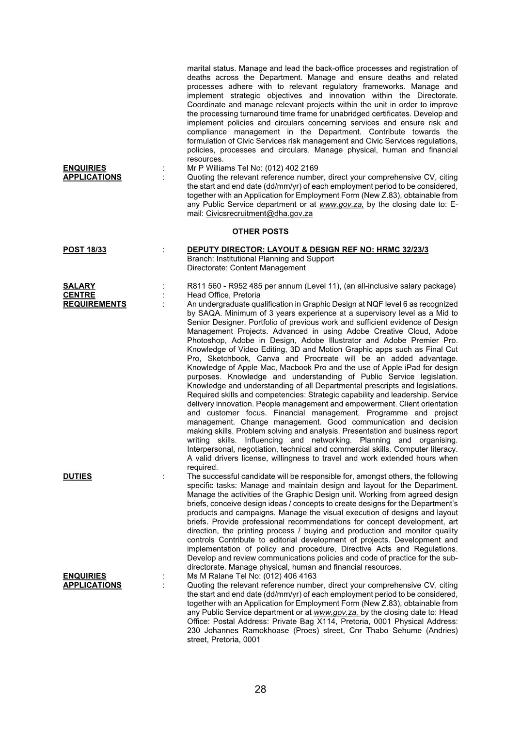 Home Affairs Circular 18 Of 2023 DPSA Circular
