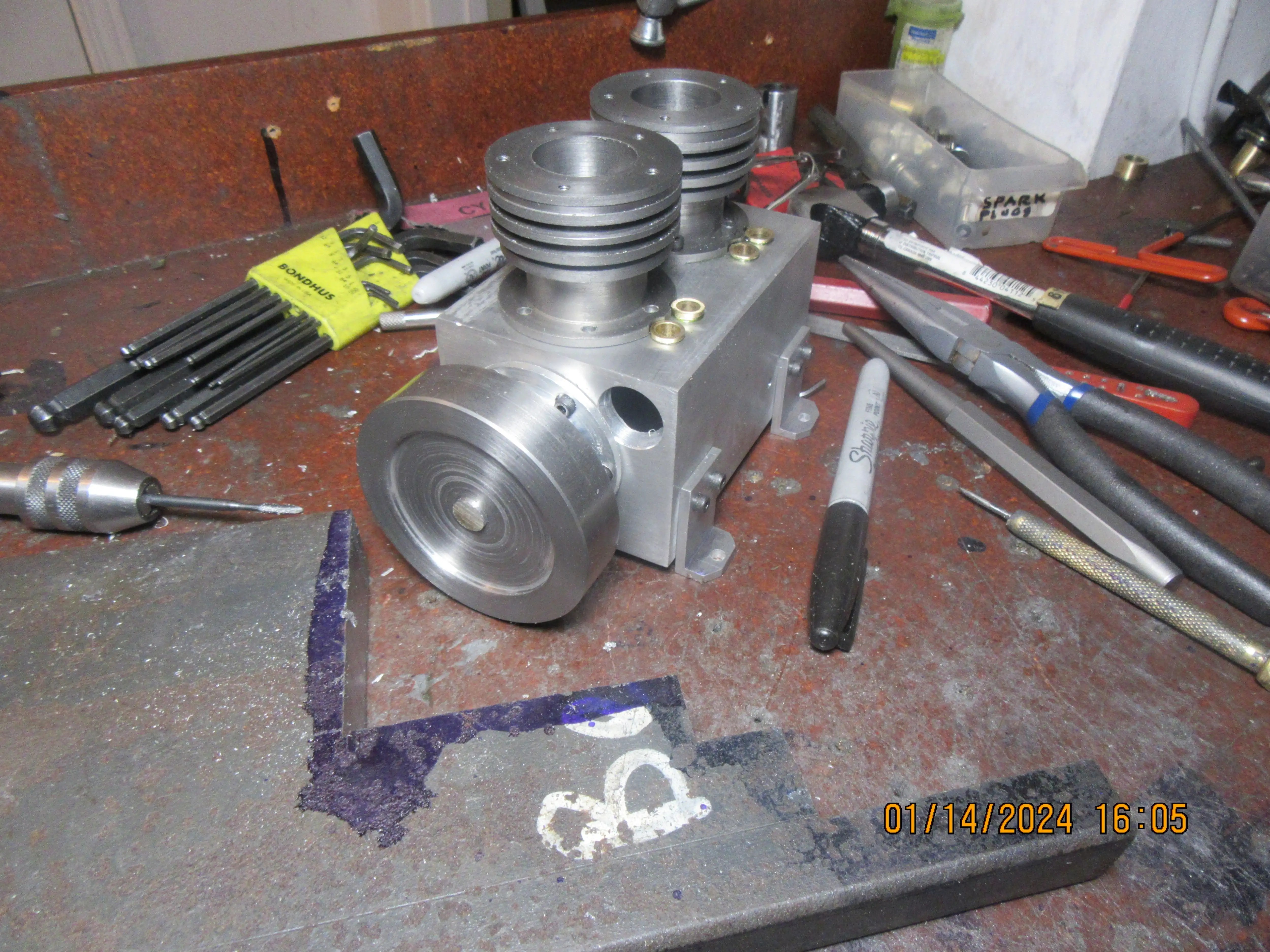 Building a twin cylinder inline i.c. engine. | Page 4 | Home Model