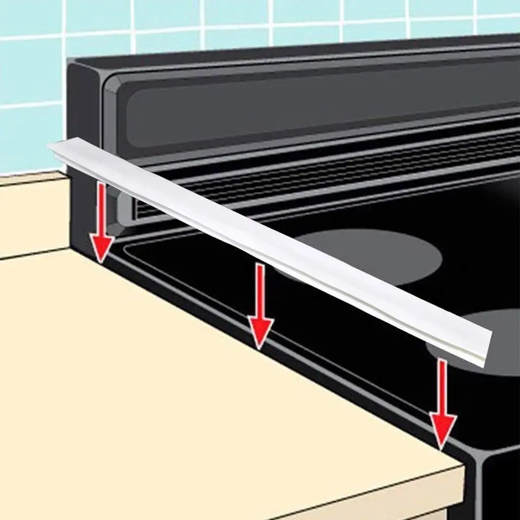 21" Silicone Kitchen Stove Gap Cover Premium Cooktop Counter Grade Mat
