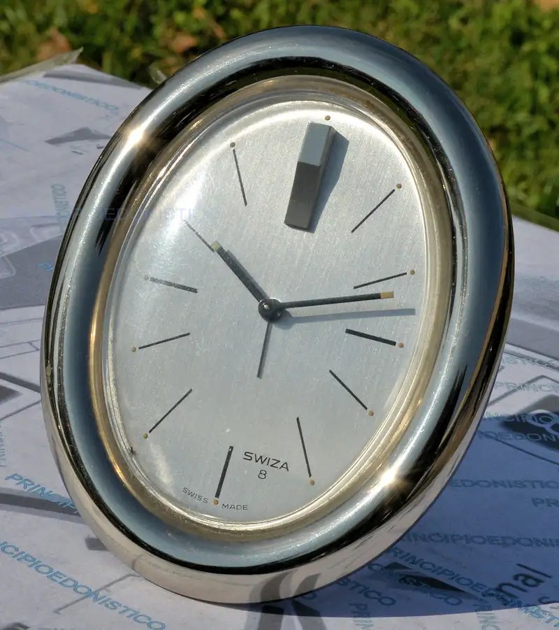 Swiza Alarm Clock 8 Days Period Of Design Forever Actual, IN Excellent