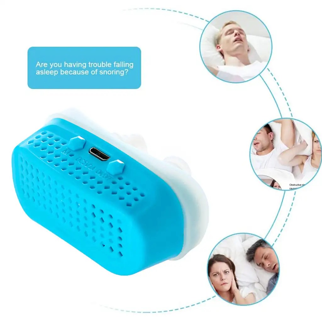 Electric CPAP Micro Anti Snoring Electronic Device Sleep Apnea Snore