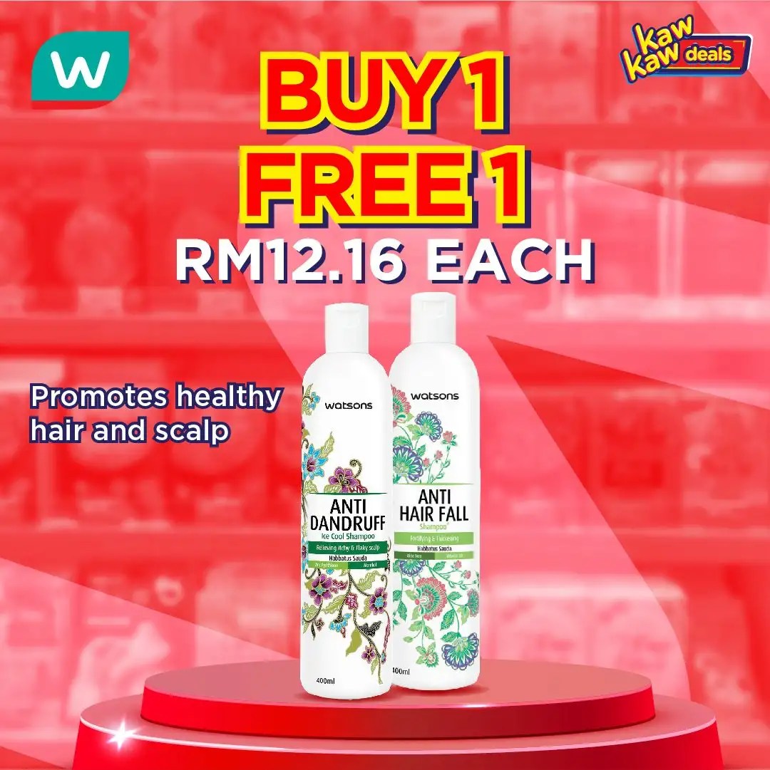 Watsons Jualan Kaw Kaw Promotion (15 April 19 April 2021) Malaysia