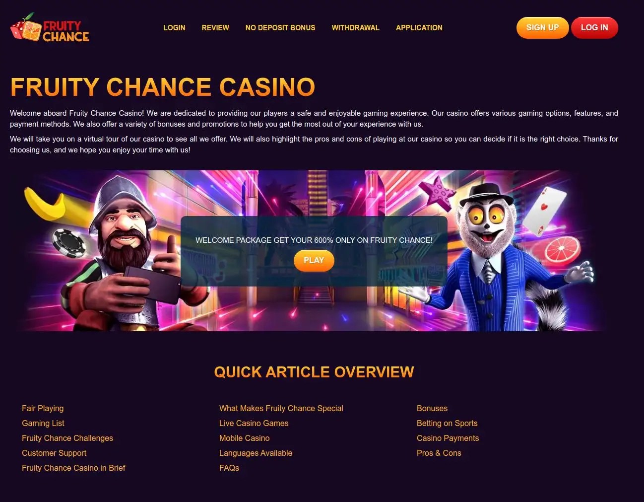 Uncover the Best Fruity Chance Casino Bonuses for UK Players A