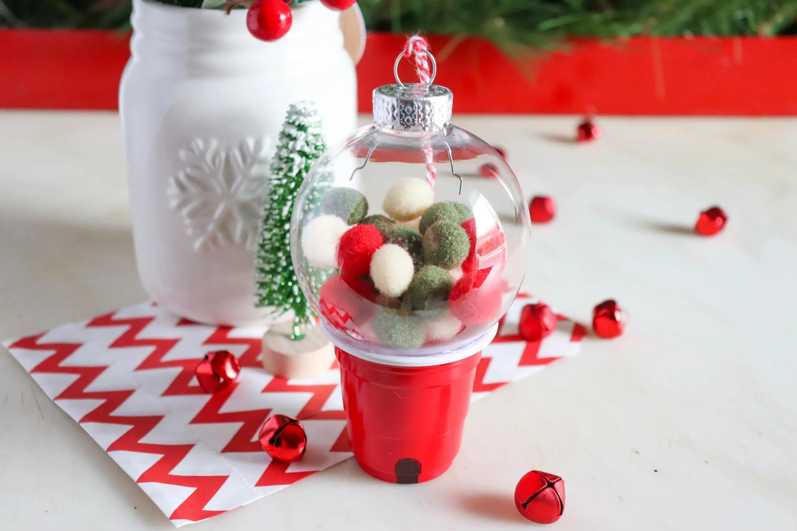 DIY Bubble Gum Machine Ornament