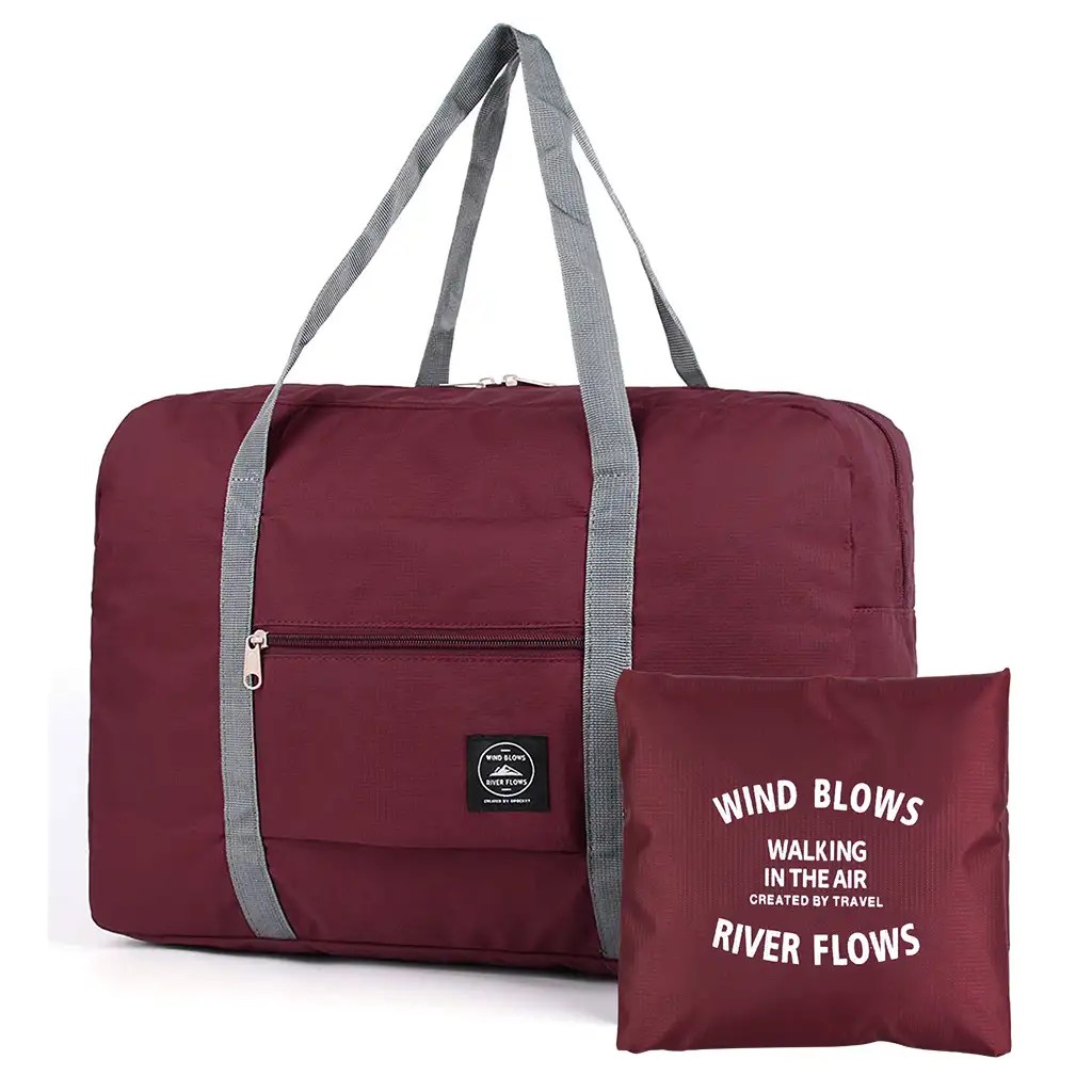Waterpoof Foldable Travel Luggage Baggage Storage CarryOn Duffle Bag