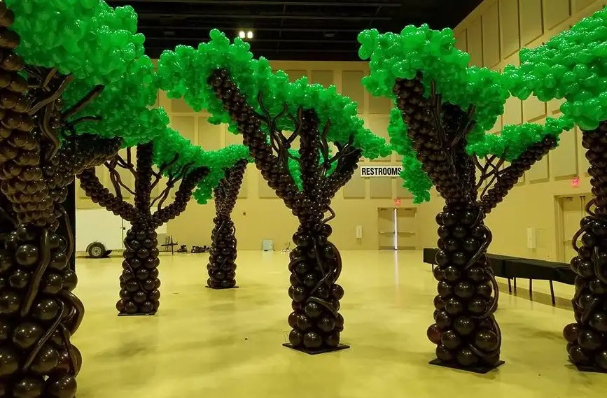 How To Make Balloon Trees