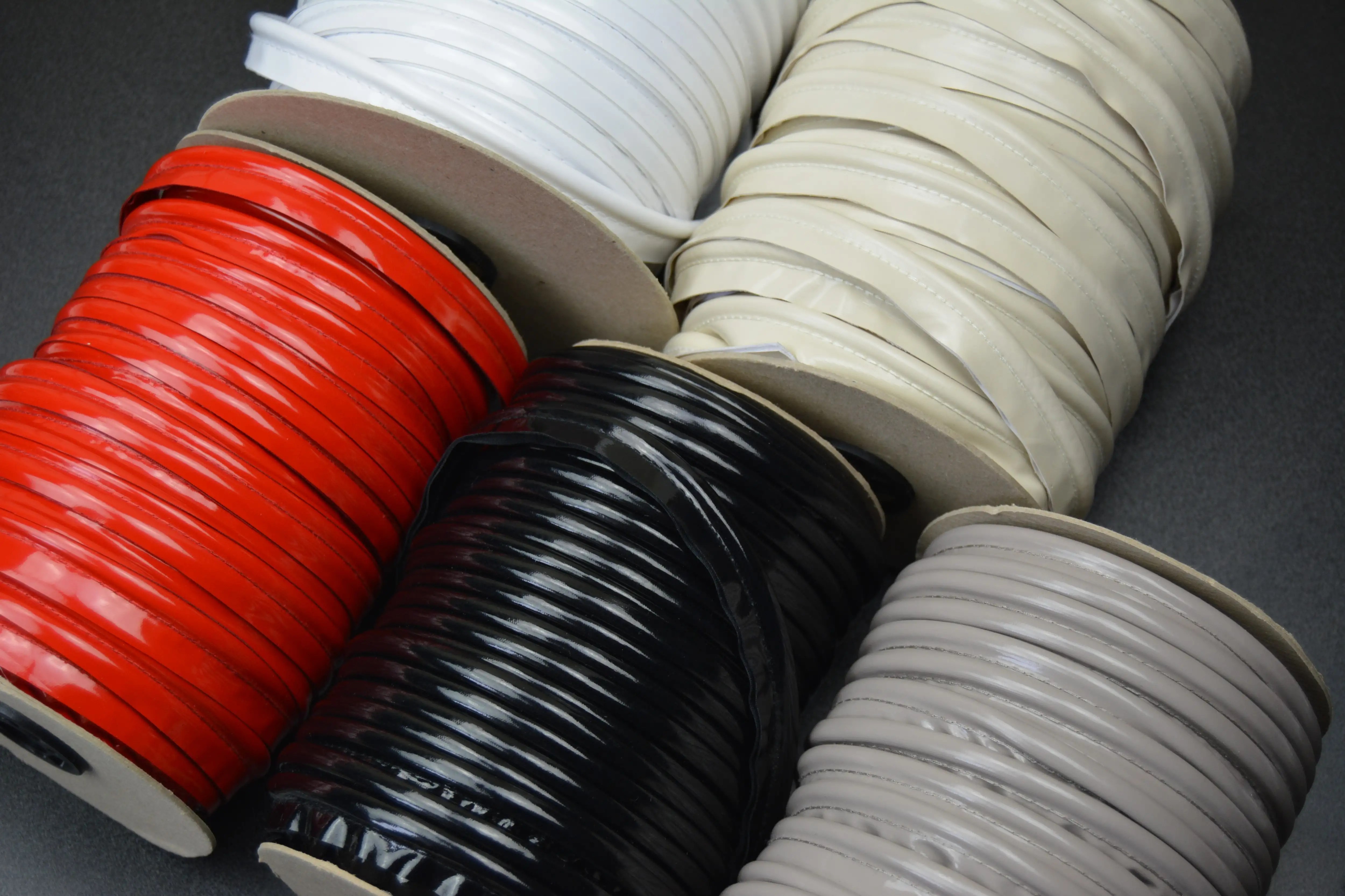 Jumbo Faux Patent Leather Piping Trimming Cord Trims Upholstery Boat