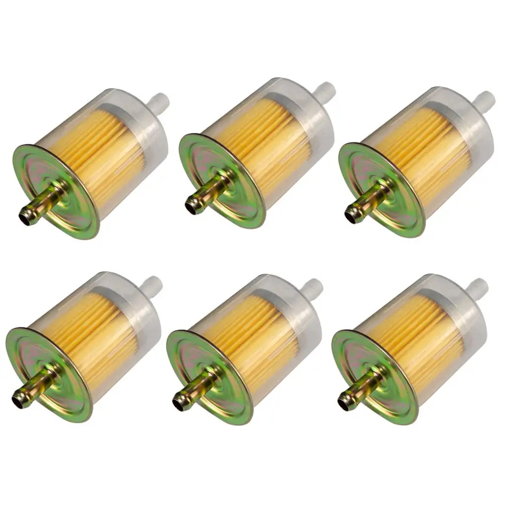 5pc 5/16" Fuel Filters Industrial Universal Motorcycle RV's Inline Gas
