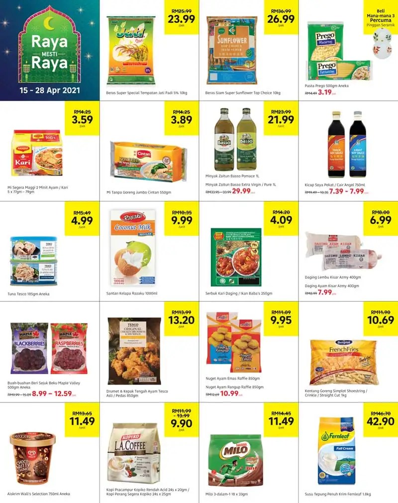 Tesco Raya Promotion (15 April 2021 28 April 2021) Malaysia Catalogue