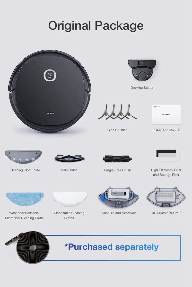 Aspirateur robot Ecovacs Ecovacs deebot ozmo u2 pro robot