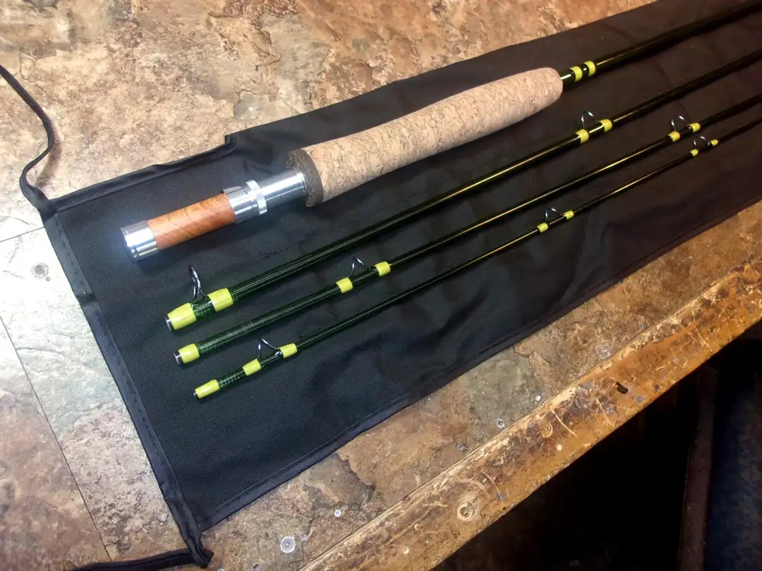 10' 3wt 4pc Euro rod Midwest Custom Fly Rods showcase Fly Tying