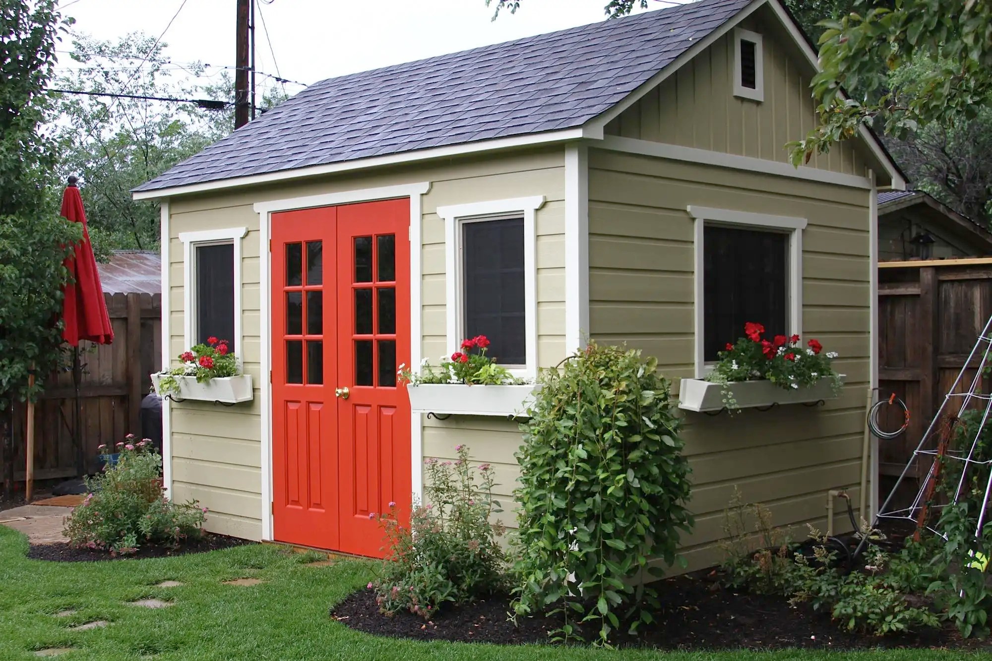 Garden Shed Color Ideas