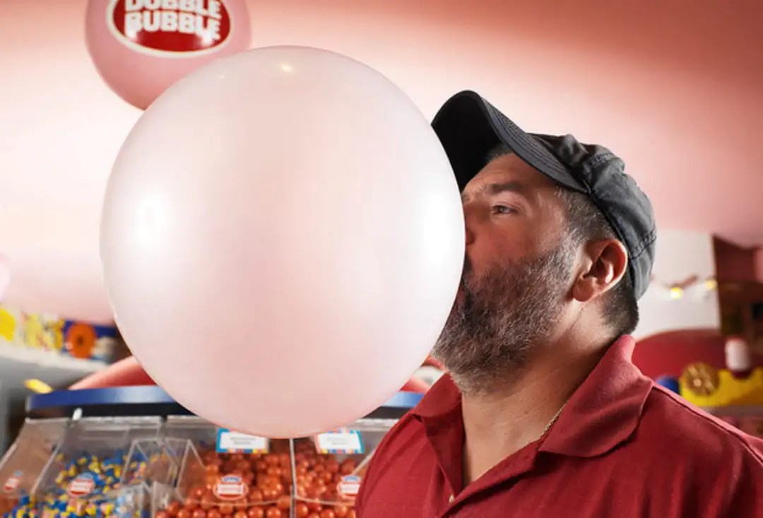 World Record Bubble Gum Bubble