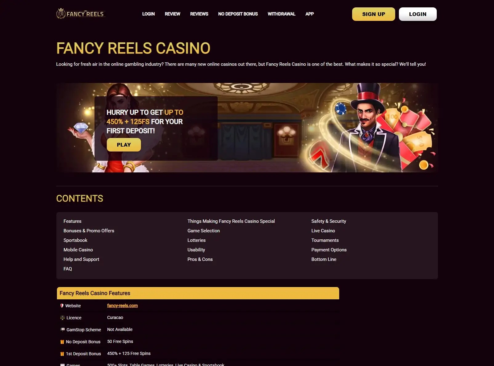 Discover the Top Payment Methods Accepted by Fancy Reels Casino in the