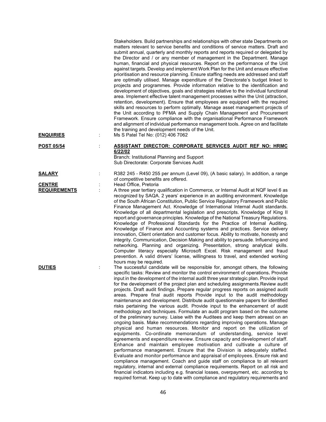 Home Affairs Circular 05 Of 2022 DPSA Circular