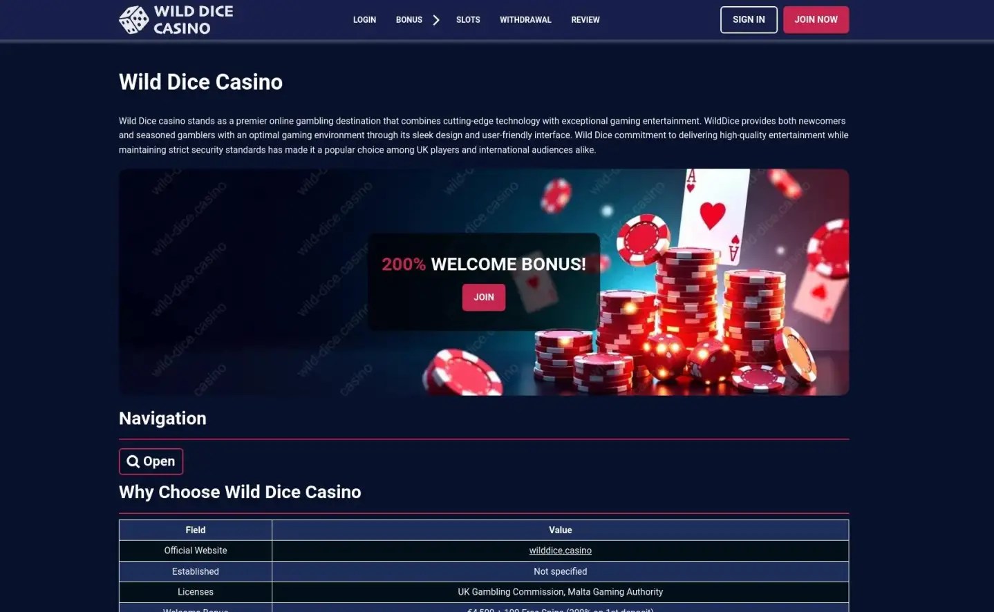 Wild Dice Casino Sign-Up Process In United Kingdom Wild Dice Casino Sign-Up Process In United Kingdom