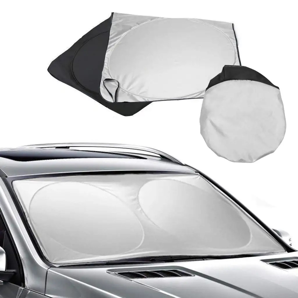 Extra Large Foldable Jumbo Sun Shade Truck Van Car Windshield Visor Block Cover eBay