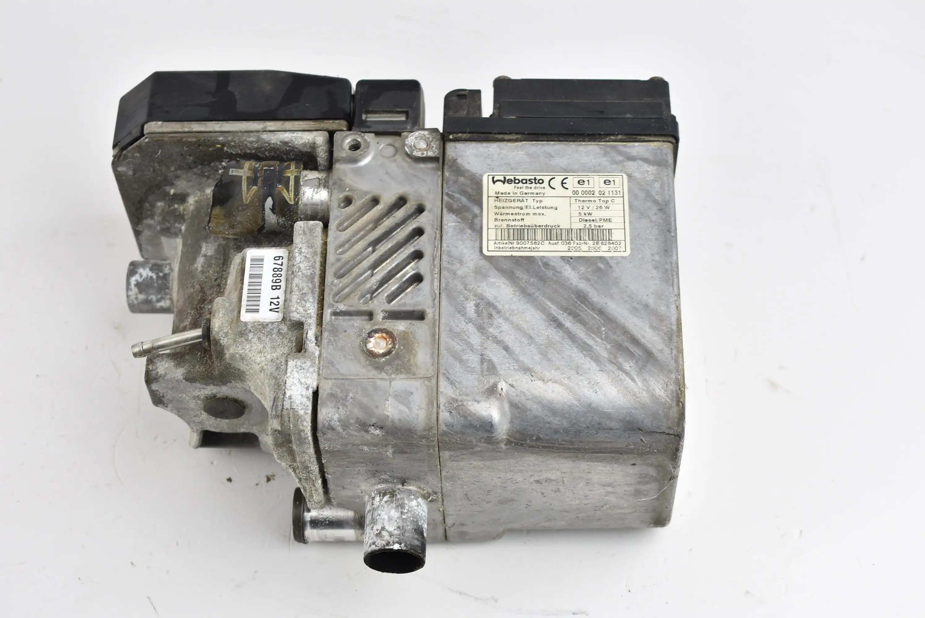 VW Touareg TD Additional Heater Auxiliary Heating System Webasto