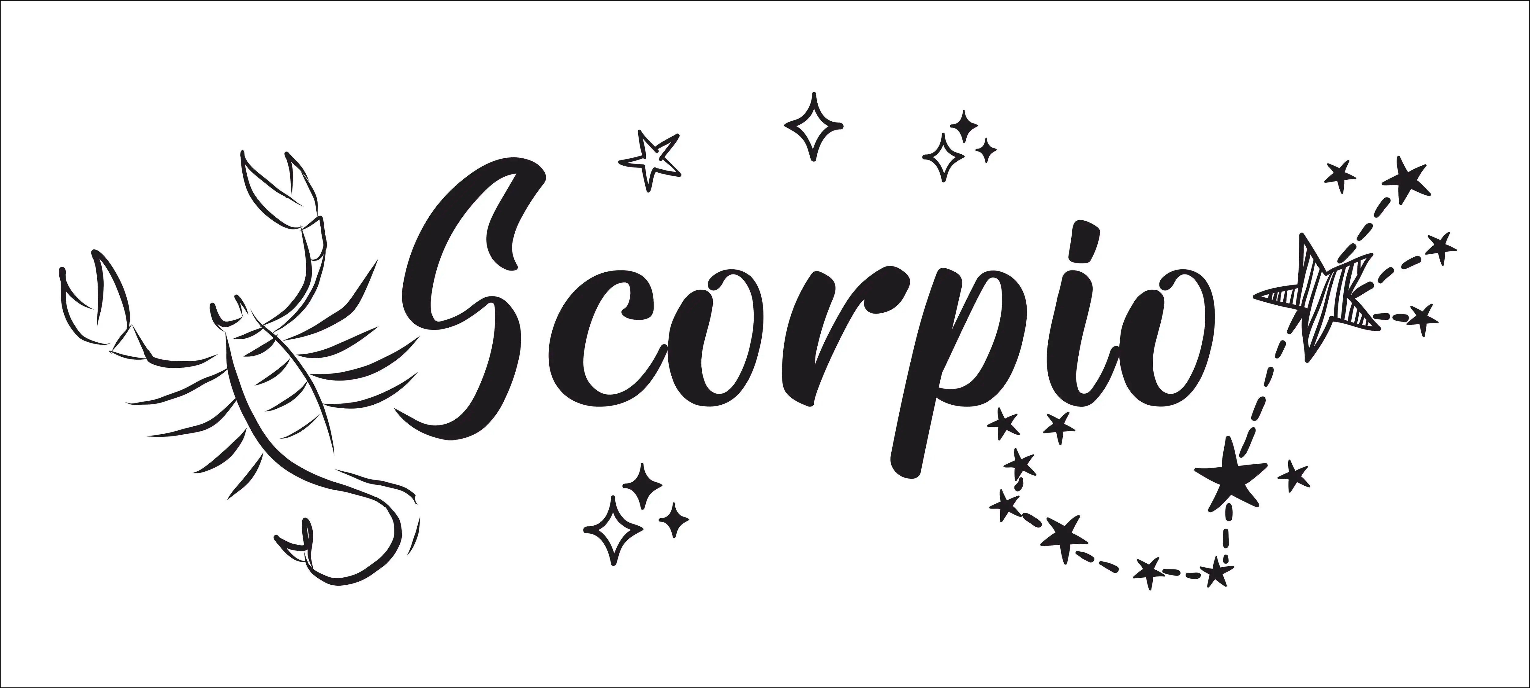 Home Bedroom Living Room Decor Astrological Pattern Scorpio Wall Art