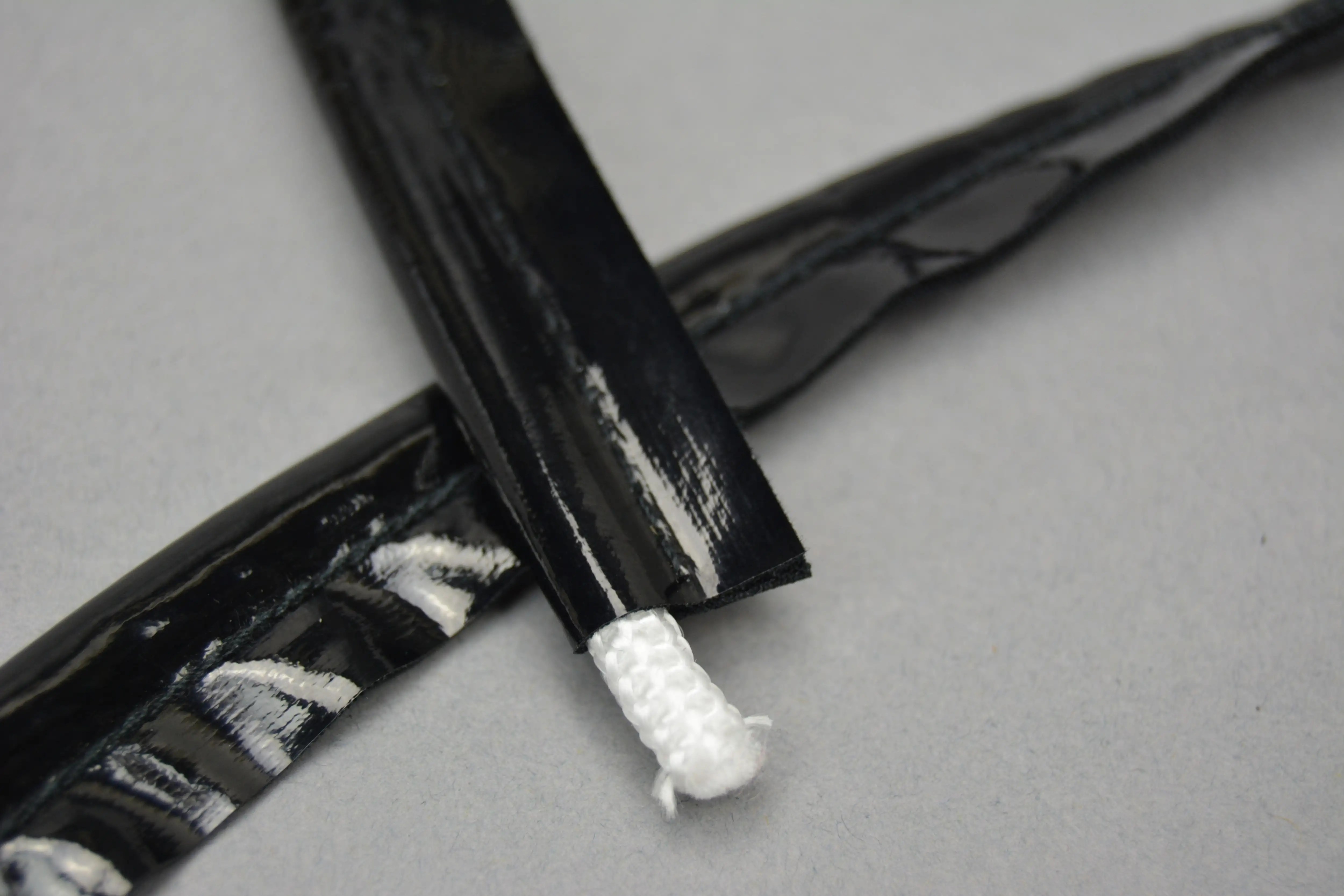 Jumbo Faux Patent Leather Piping Trimming Cord Trims Upholstery Boat