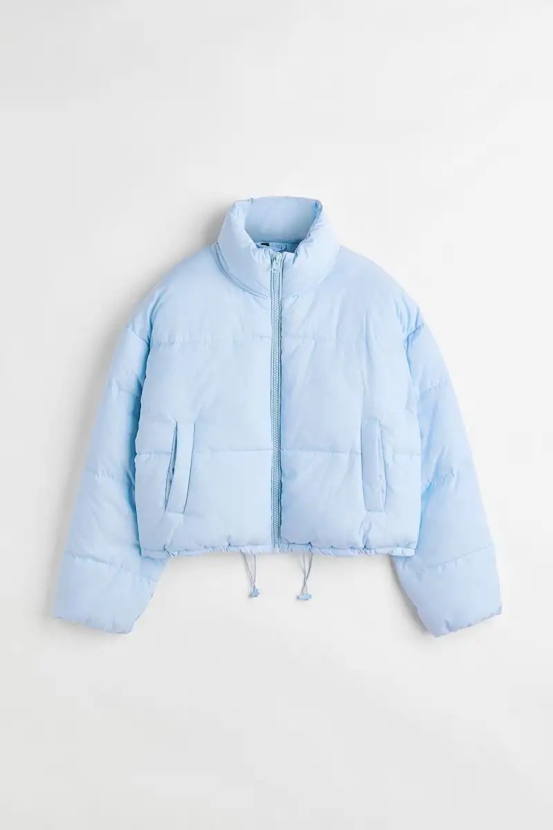Light Blue Bubble Jacket