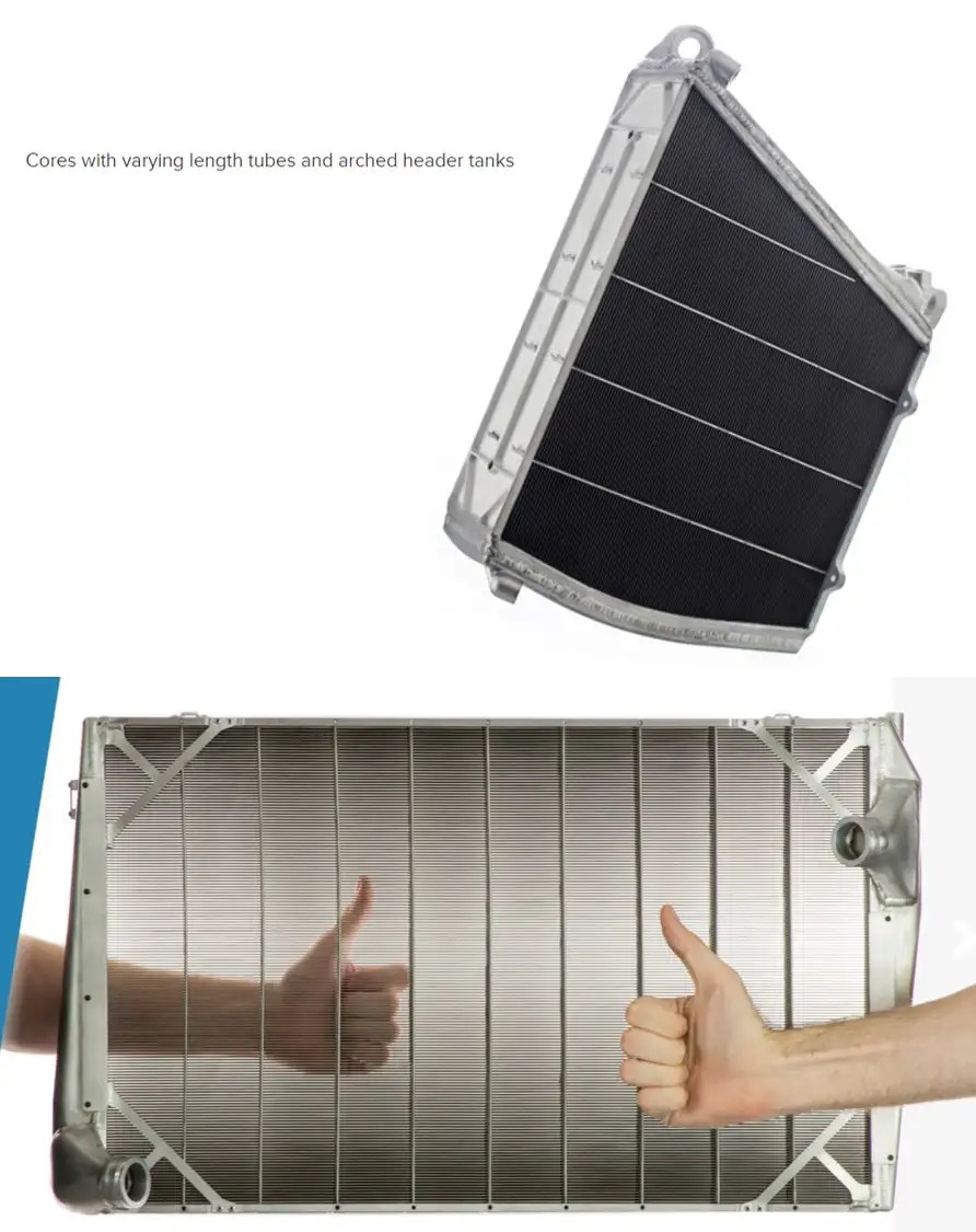 Micro tube radiators