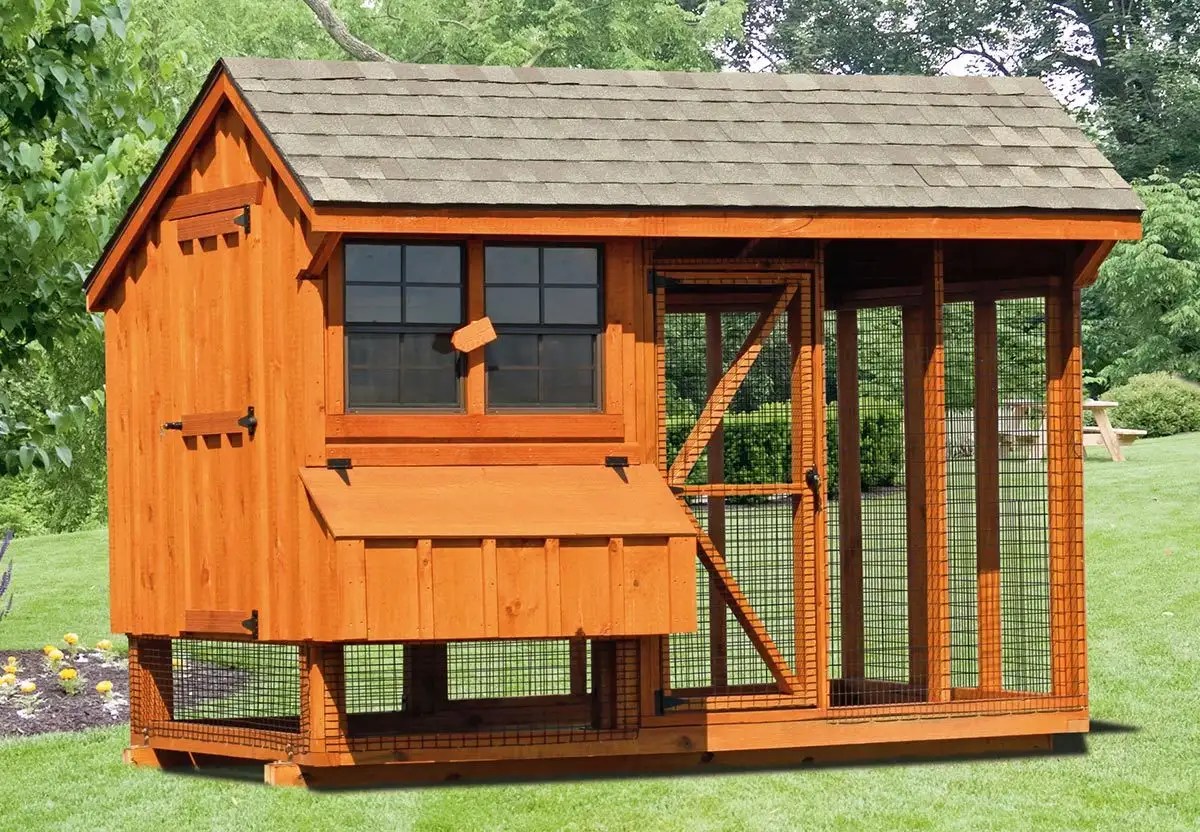 Chicken Coop Garden Combo
