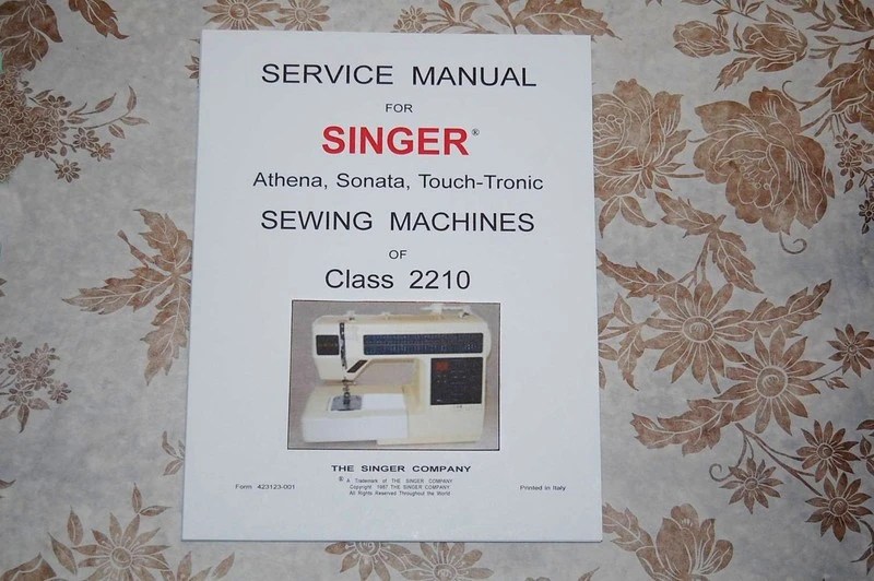 128page Service Manual on CD in PDF Format for Singer Sewing Machine