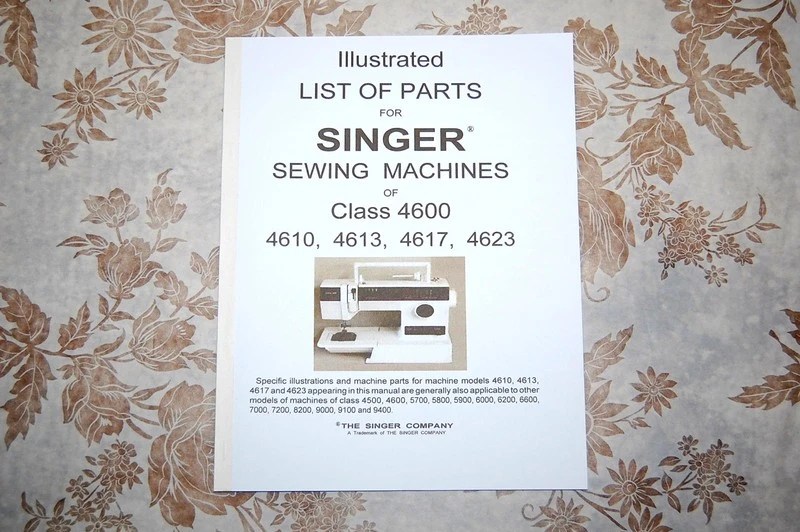 Instruction Manual, Singer 4623 :.