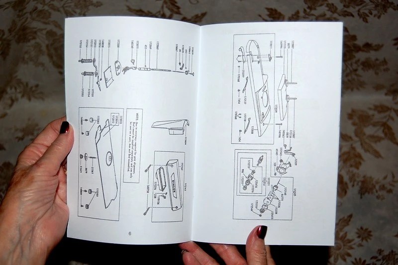 Illustrated Parts Manual Service Singer Sewing Machines 401 401A 403