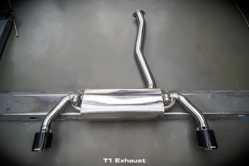 Bmw 330e G20 ติดตั้งท่อระบบวาล์ว T1Exhaust Valve