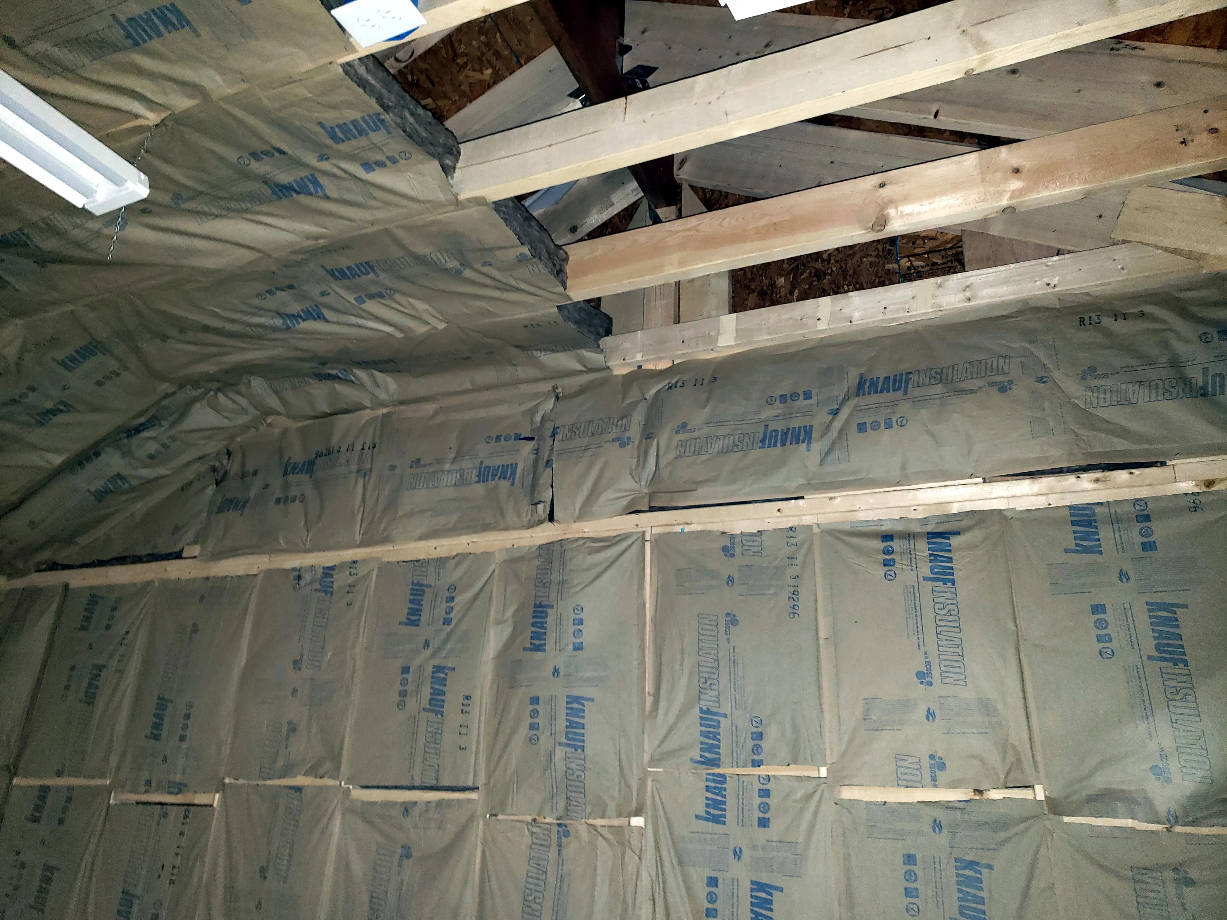 Strapping a ceiling for sheetrock | Adventure Rider