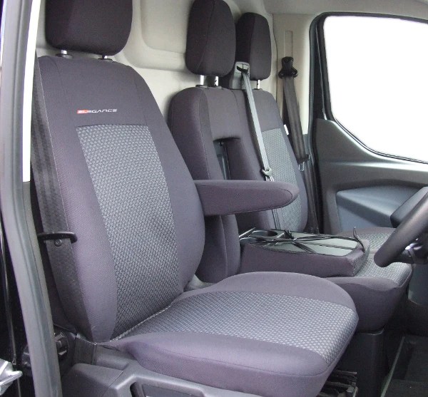 Tailored seat covers for Ford Transit Custom 2019 full set (P3) eBay