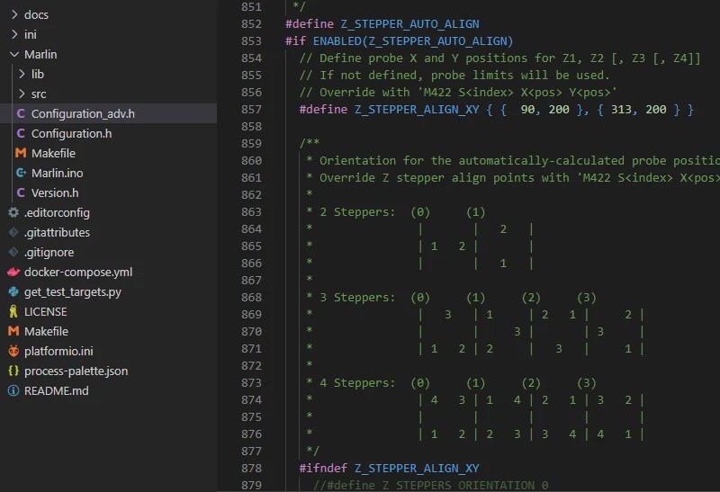 Dual Z Auto Align Setup In Marlin