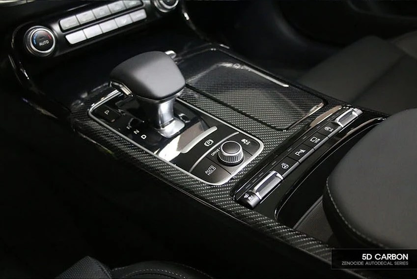 Carbon fiber dash trims on the Kia Stinger GT? Kia Stinger Forum