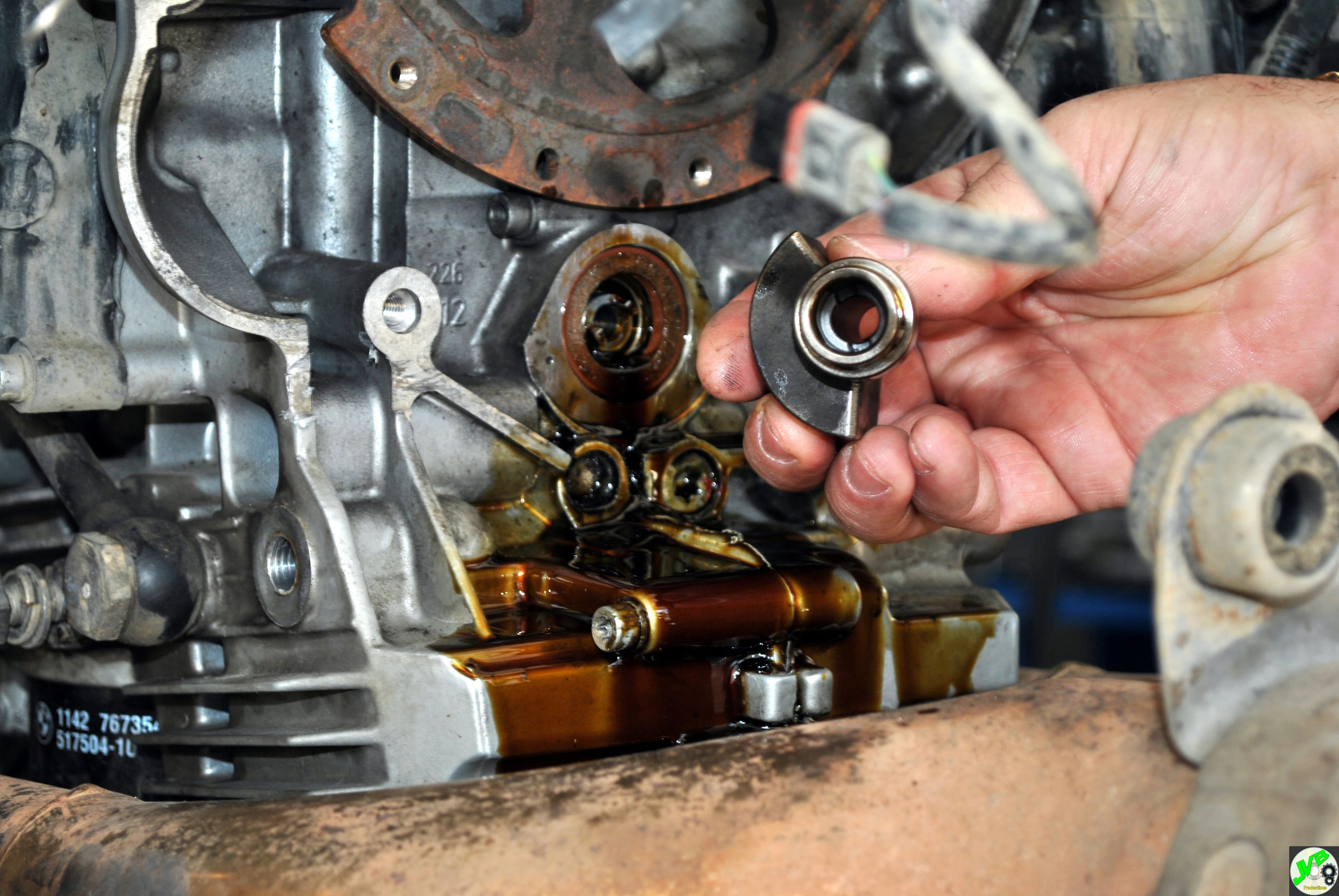 Do you think this is a balancer shaft seal failing? Adventure Rider