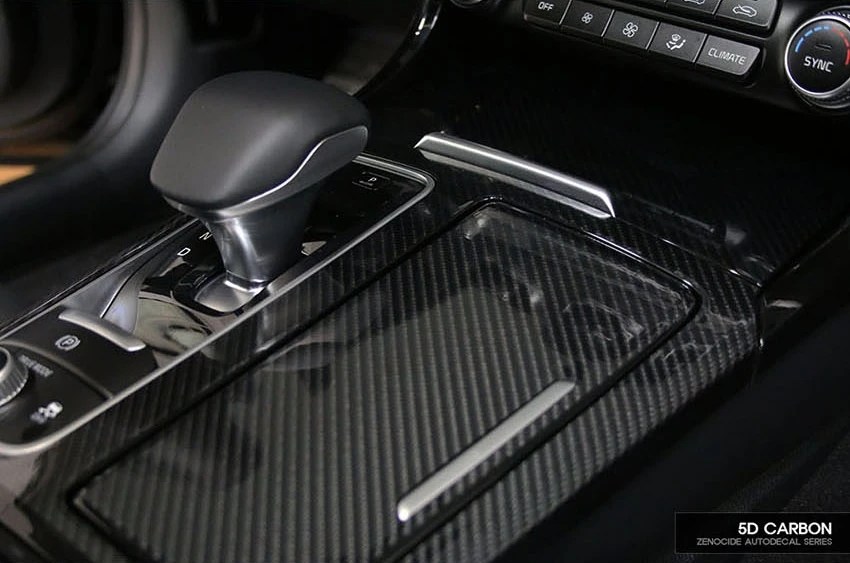 Carbon fiber dash trims on the Kia Stinger GT? Kia Stinger Forum