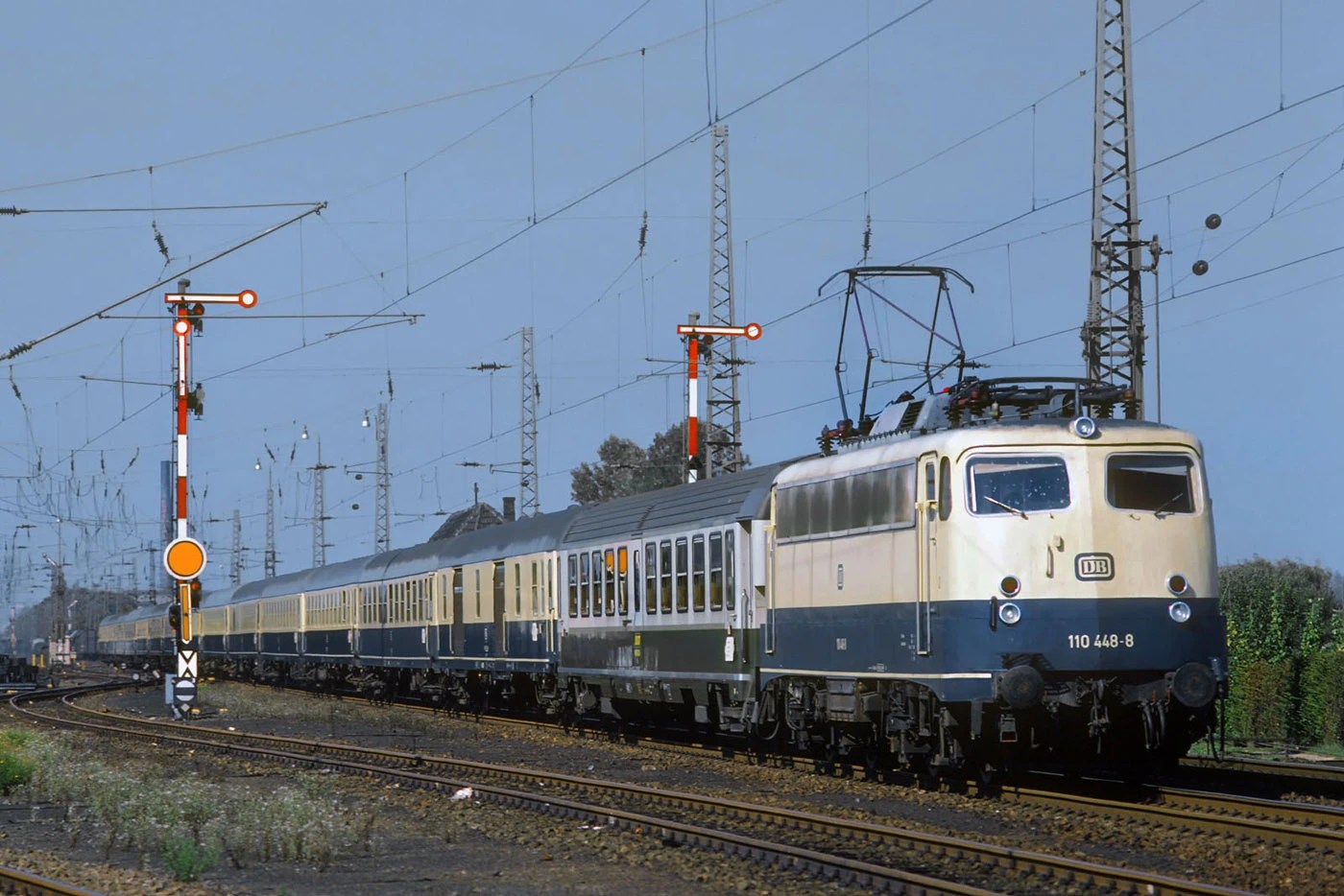 PorzWahn 1989 Nordausfahrt mit Formsignalen (5B) Eisenbahnforum der