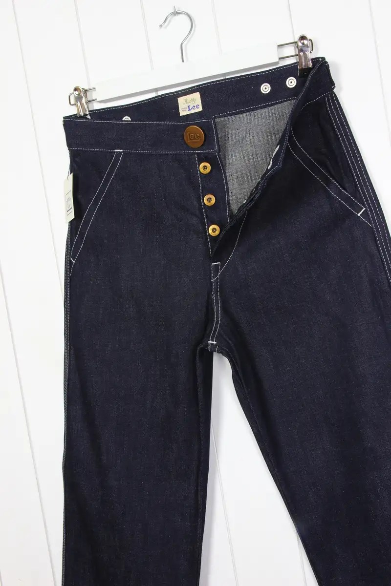 Jeans NEW LEE JAPAN VINTAGE BUDDY WORK PANTS JEANS 1920' DRY/RAW DENIM