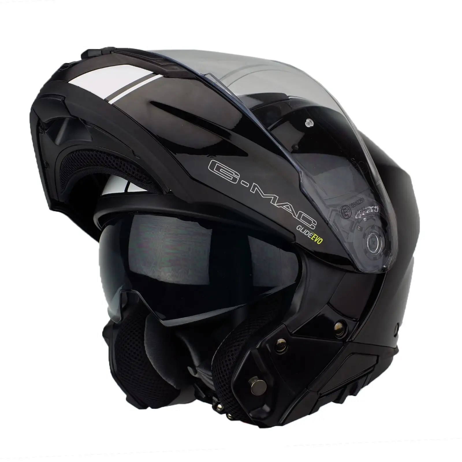 GMac Glide Evo Modular Flip Up Front Motorcycle Helmet with Inner Sun Visor eBay