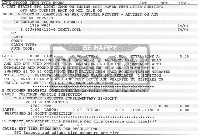 EPC - check engine light | VW Vortex - Volkswagen Forum